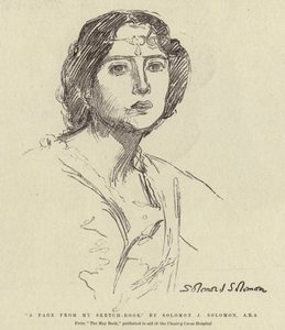 A Page from My Sketch-Book by Solomon Joseph Solomon